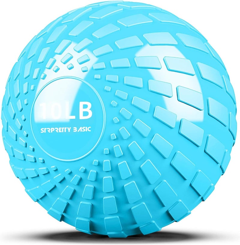 STRPRETTY BASIC Medicine Ball 10 lbs Slam Ball Weighted Balls for Exercise Strength and Crossfit Workout - Image 1